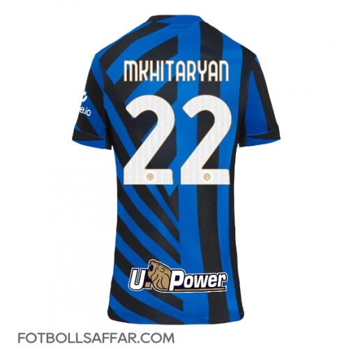 Inter Milan Henrikh Mkhitaryan #22 Hemmatröja Dam 2024-25 Kortärmad